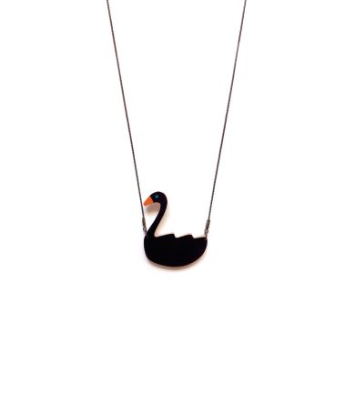 swan necklace